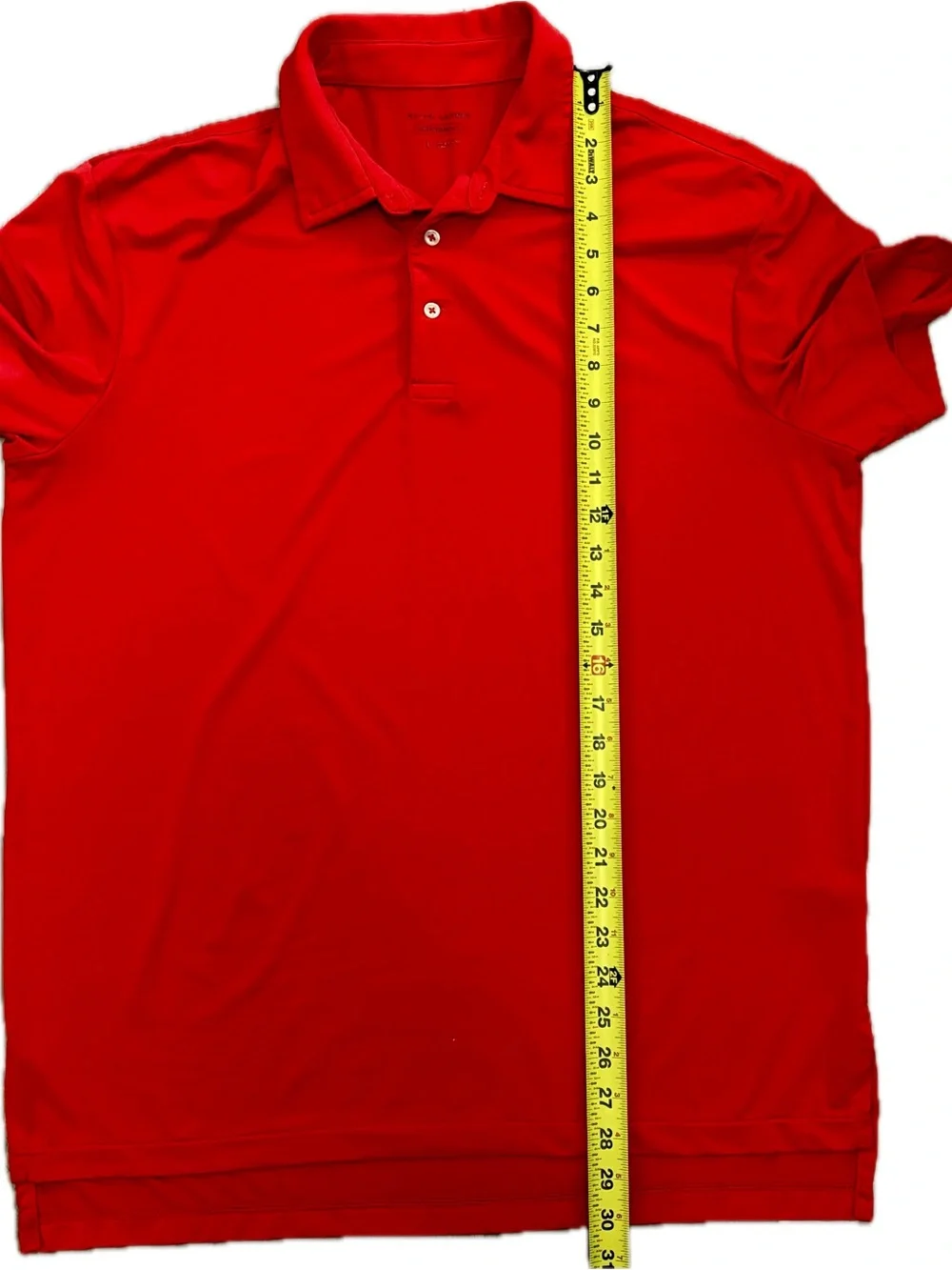 Polo Ralph Lauren Men’s Performance Polo - Size L - Red & Blue